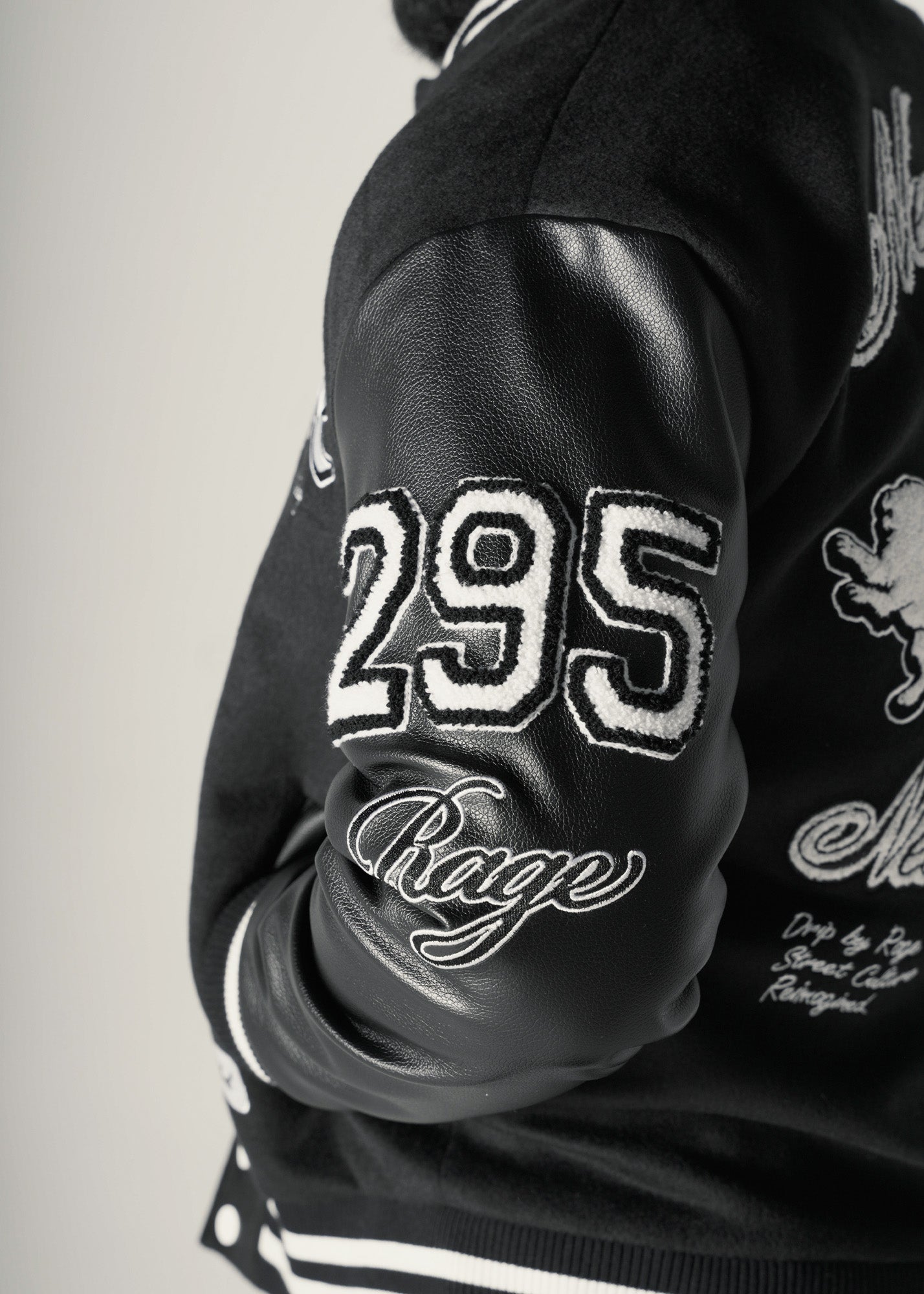 NEVER FOLD ULTIMATUM VARSITY BOMBER JACKET