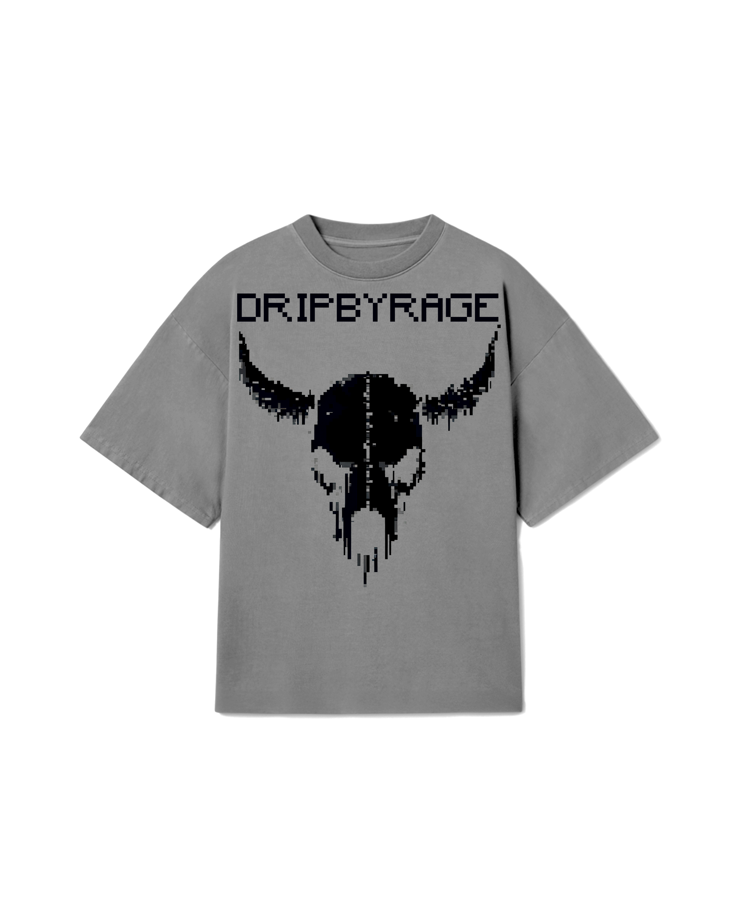 HORNS OVERSIZED FADED T-SHIRT