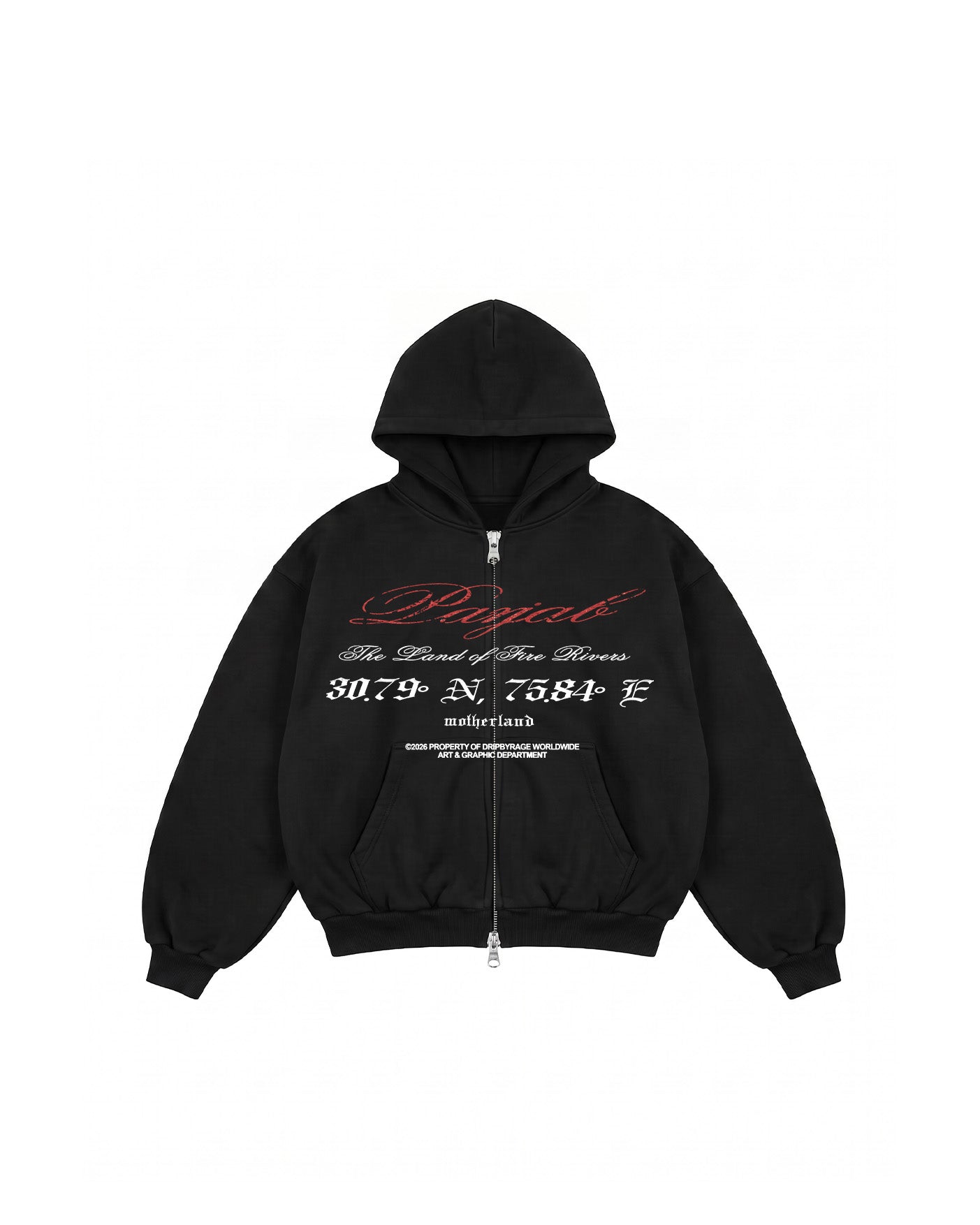 PANJAB ZIP-UP HOODIE
