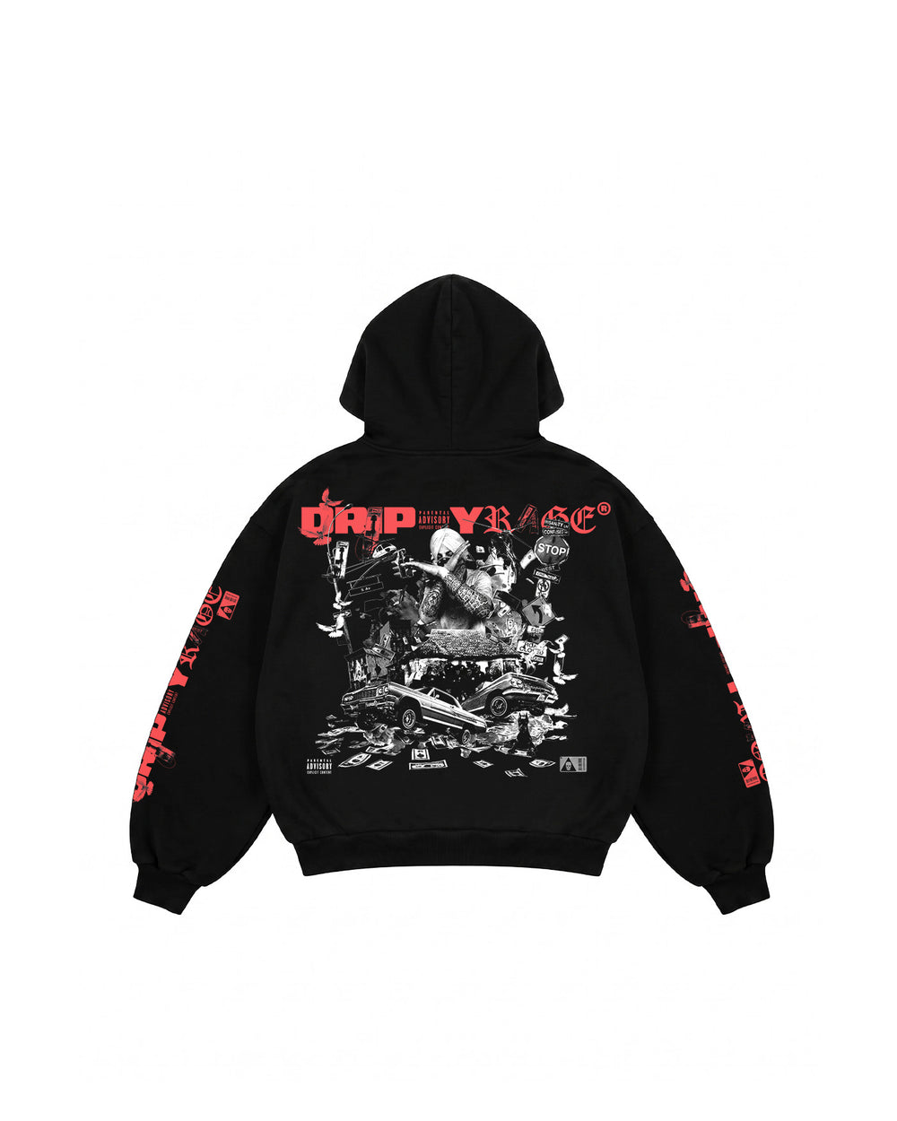 TRAP FOREVER ZIP-UP HOODIE