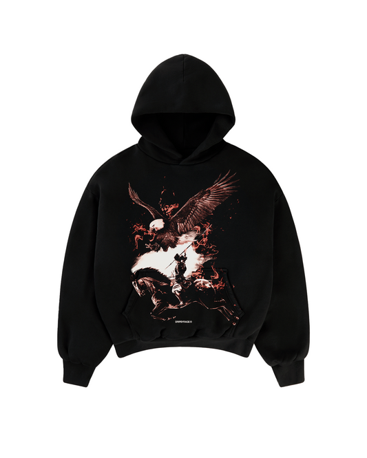 NO FEAR BIG PRINT BOXY HOODIE
