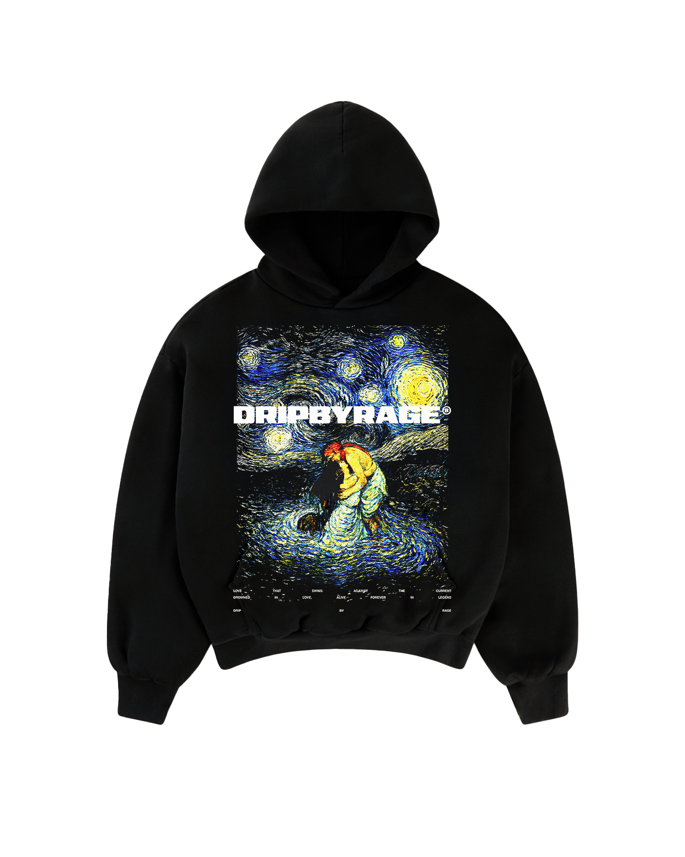 SOHNI MAHIWAL BIG PRINT BOXY HOODIE