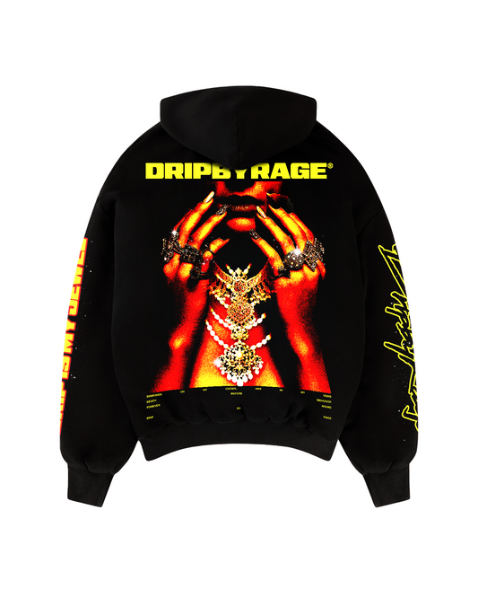 JEWEL SUN FADED BOXY HOODIE