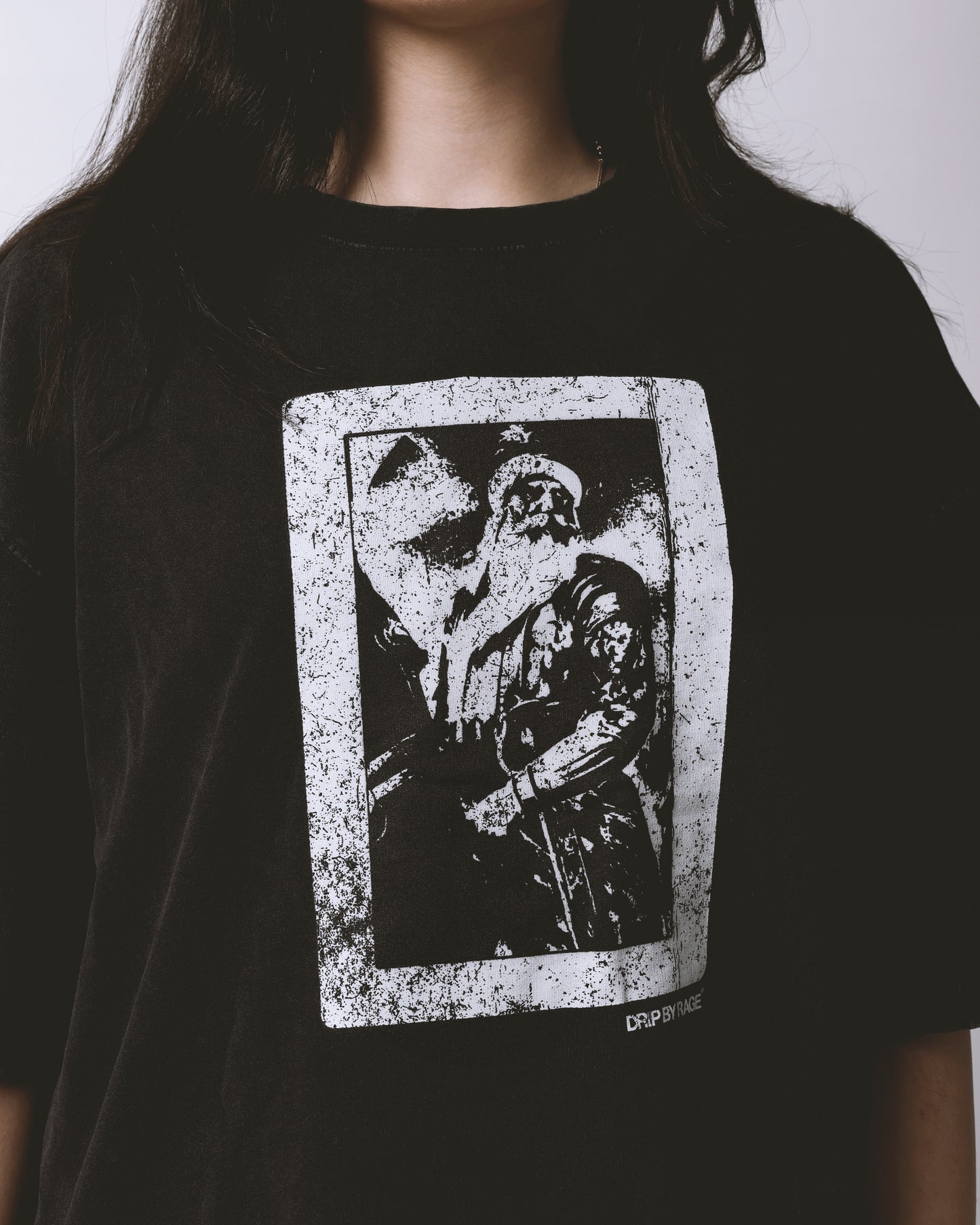 GOD WILL STEER OVERSIZED FADED T-SHIRT