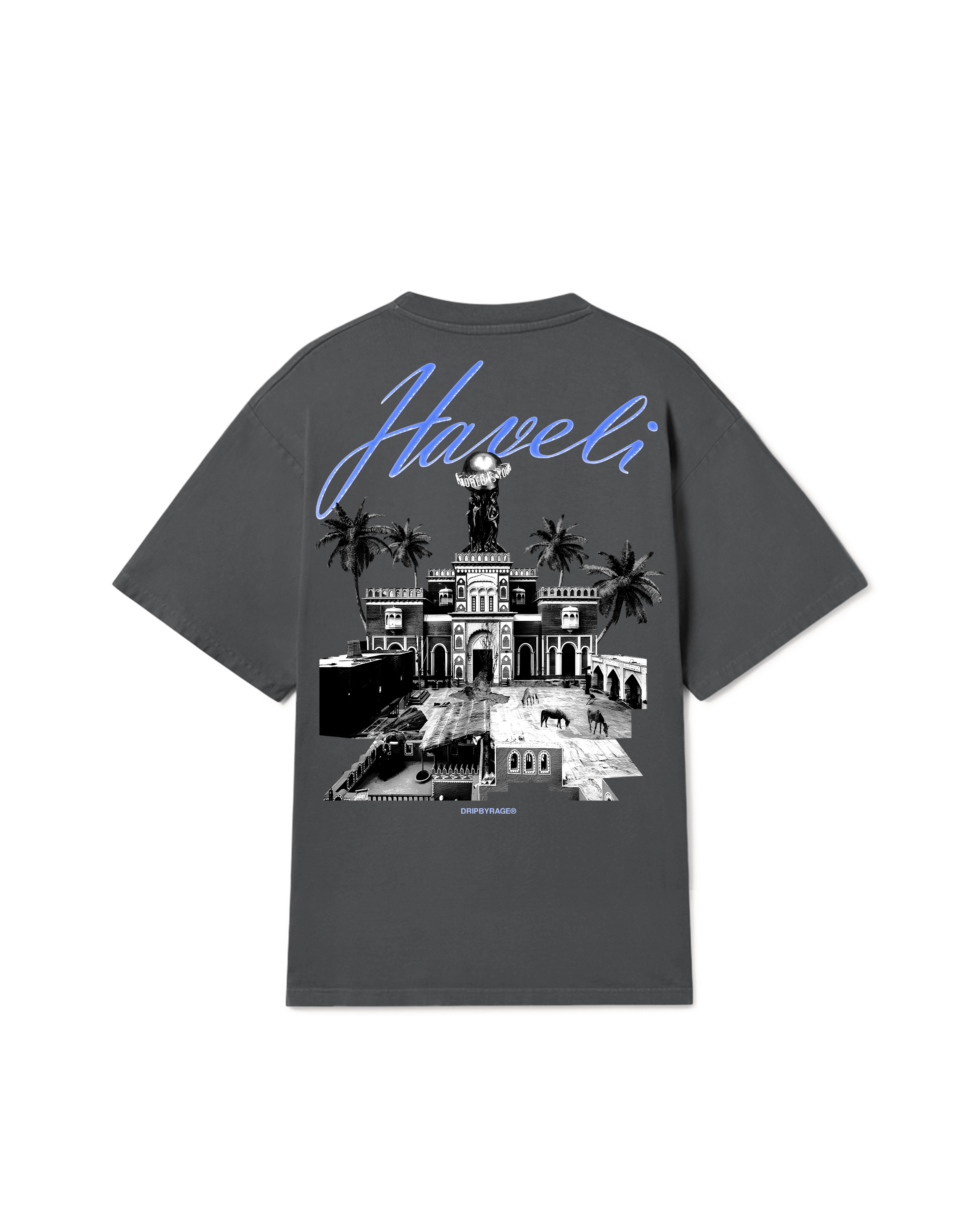 WORLD IS YOURS OVERSIZED T-SHIRT CARBON GREY