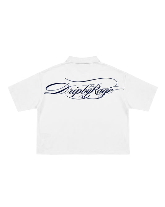 TRUTH COLLAR OVERSIZED POLO T-SHIRT
