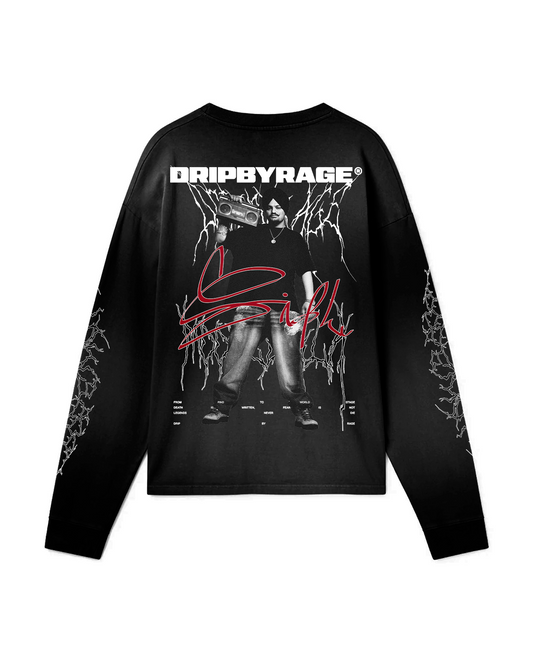 DEVIL SIDHU FADED LONG SLEEVE