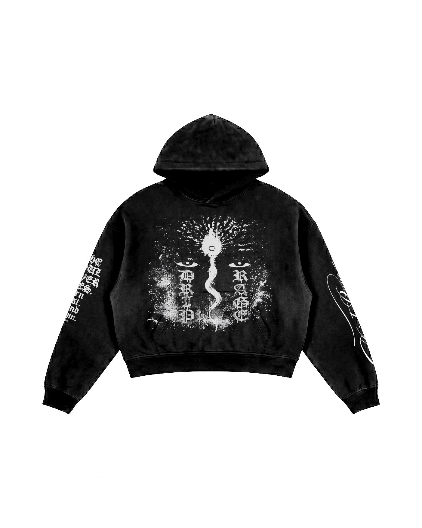 SOUL NEVER DIES BOXY HOODIE