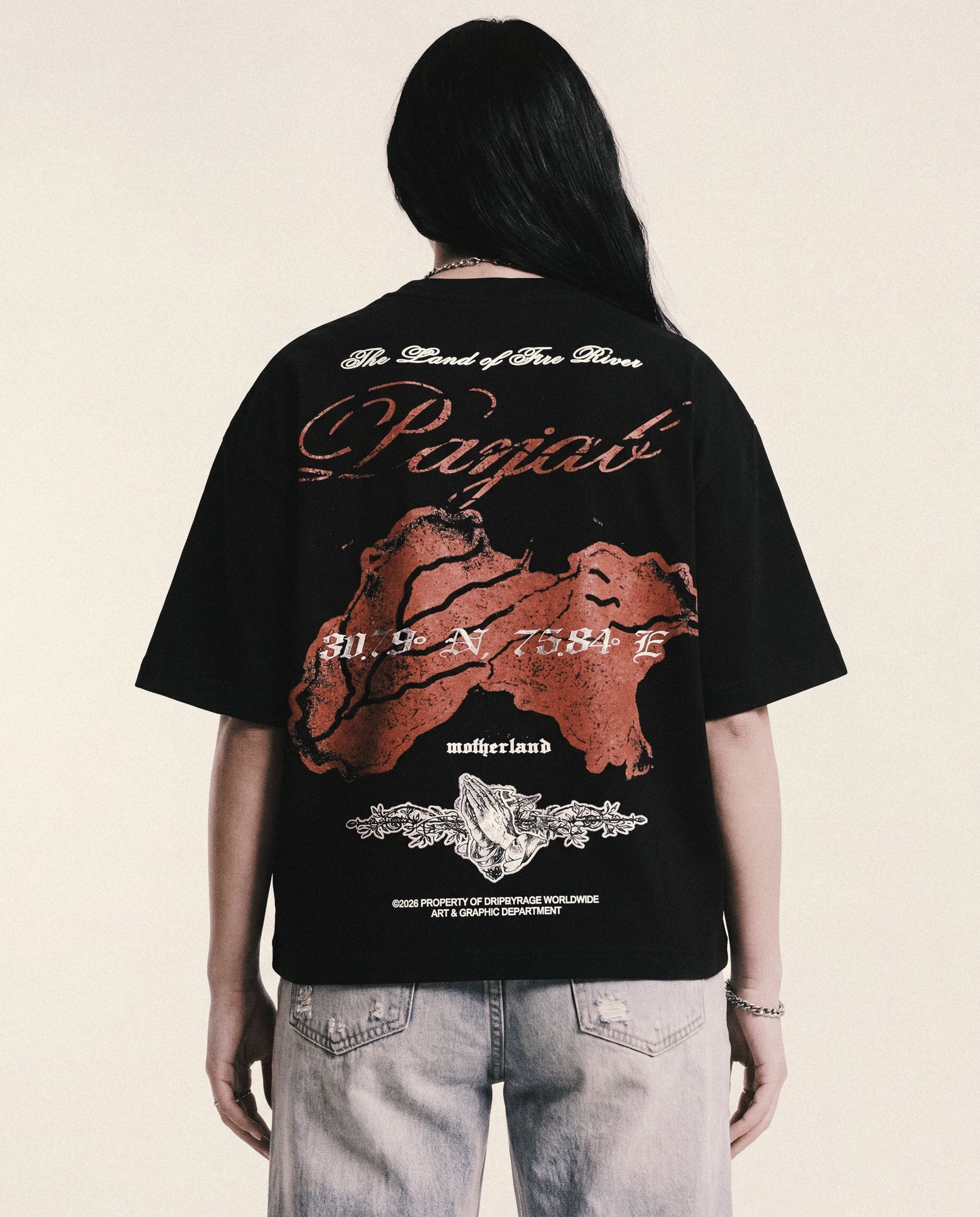 PANJAB BLOOD BOXY T-SHIRT