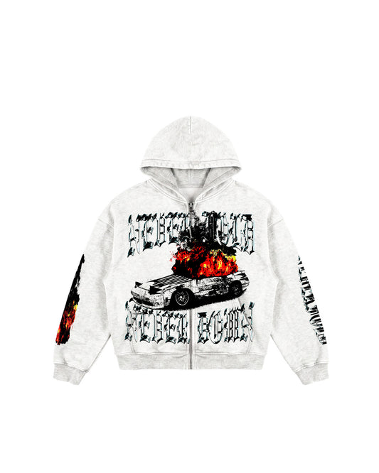 ARSON ZIP-UP HOODIE