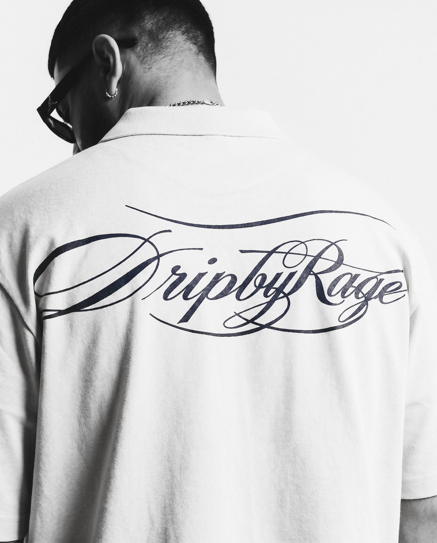 TRUTH COLLAR OVERSIZED POLO T-SHIRT