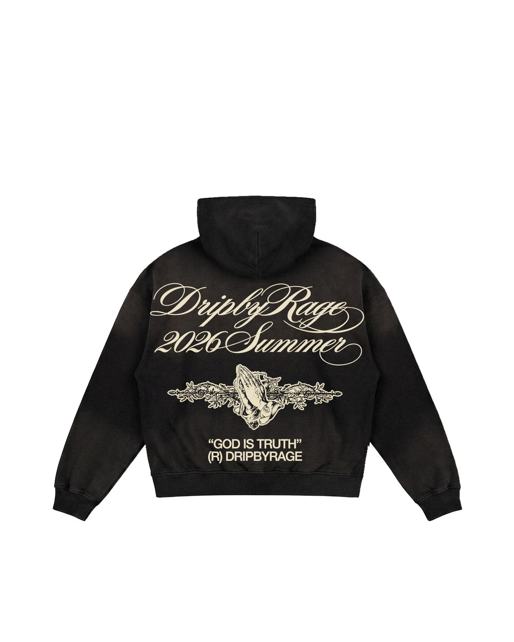 TRUTH OVERSIZED WASHED HOODIE