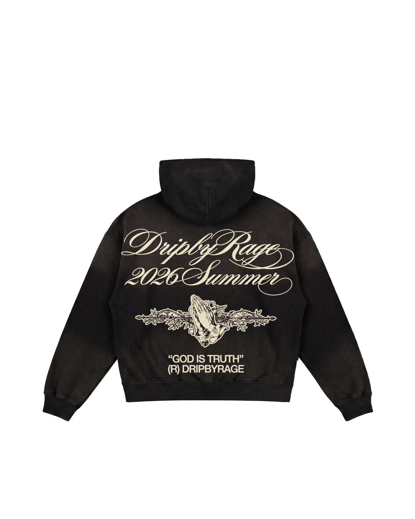 TRUTH OVERSIZED WASHED HOODIE