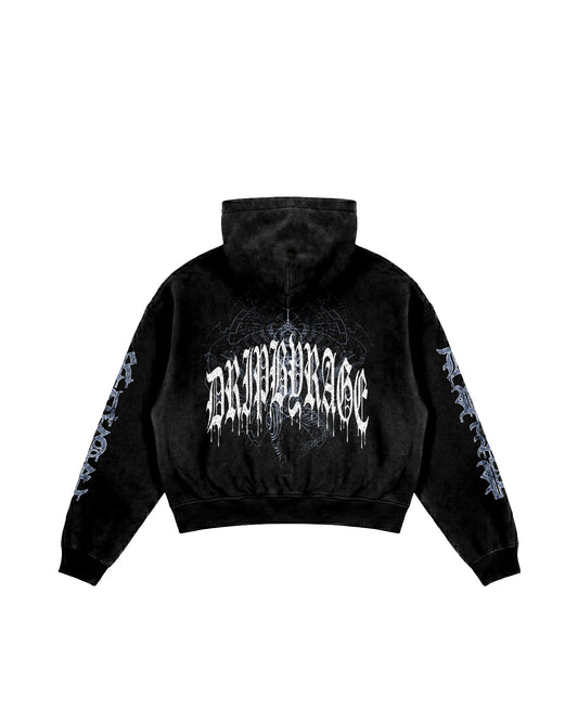 AWAKENING BUTTON OVERSIZED HOODIE