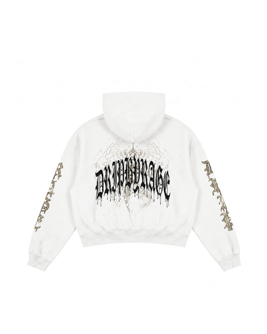 AWAKENING BUTTON OVERSIZED HOODIE