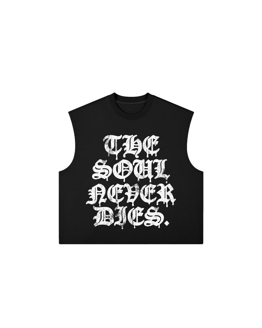 SOUL NEVER DIES HEAVYWEIGHT BOXY TANK TOP