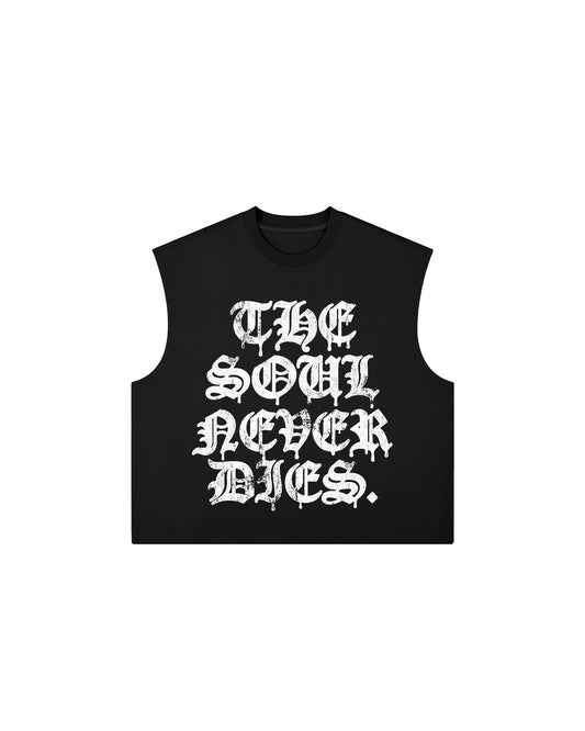 SOUL NEVER DIES HEAVYWEIGHT BOXY TANK TOP