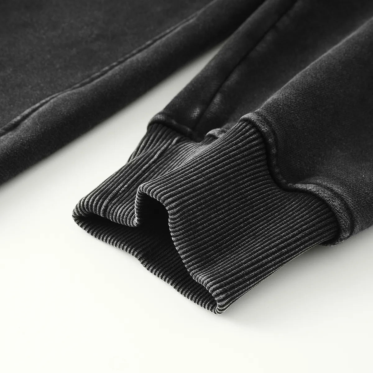 UNFUCKWITHABLE OVERSIZED FADED HOODIE BLACK