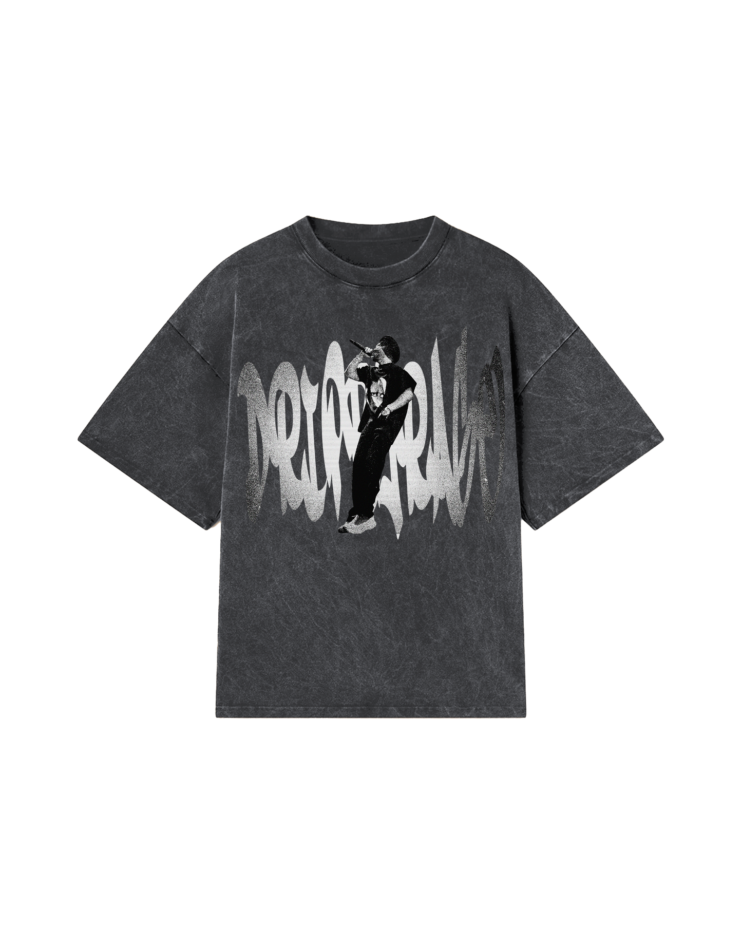 GRAFFITI OVERSIZED WASHED T-SHIRT