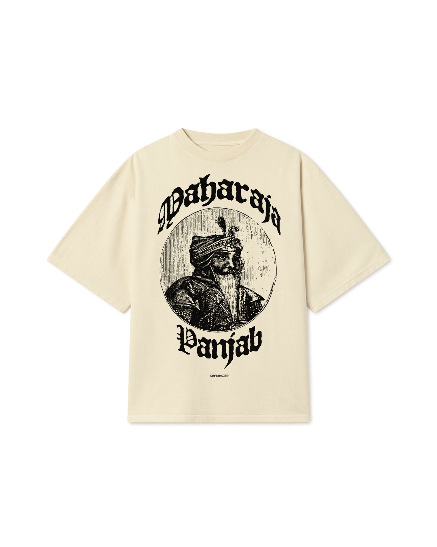 LION OF PANJAB T-SHIRT APRICOT