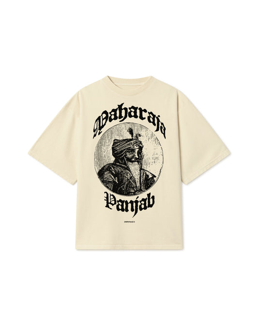 LION OF PANJAB T-SHIRT APRICOT