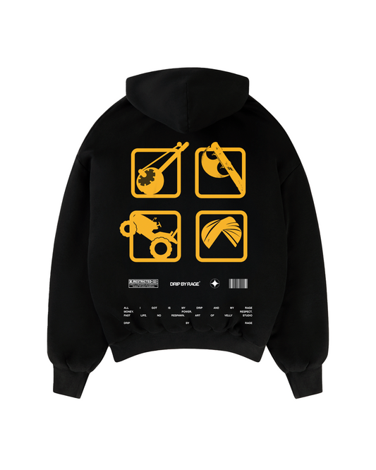 GABRU SUN FADED BOXY HOODIE