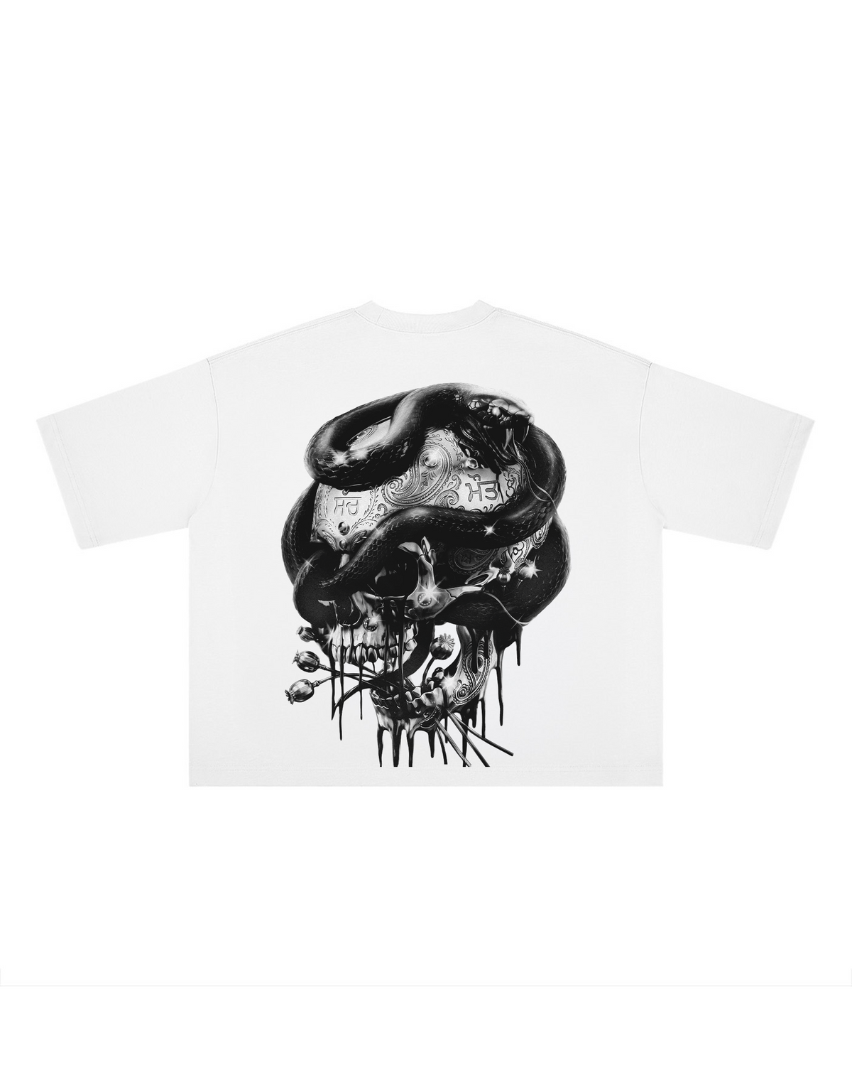 BLACK CHROME HEAVYWEIGHT BOXY T-SHIRT