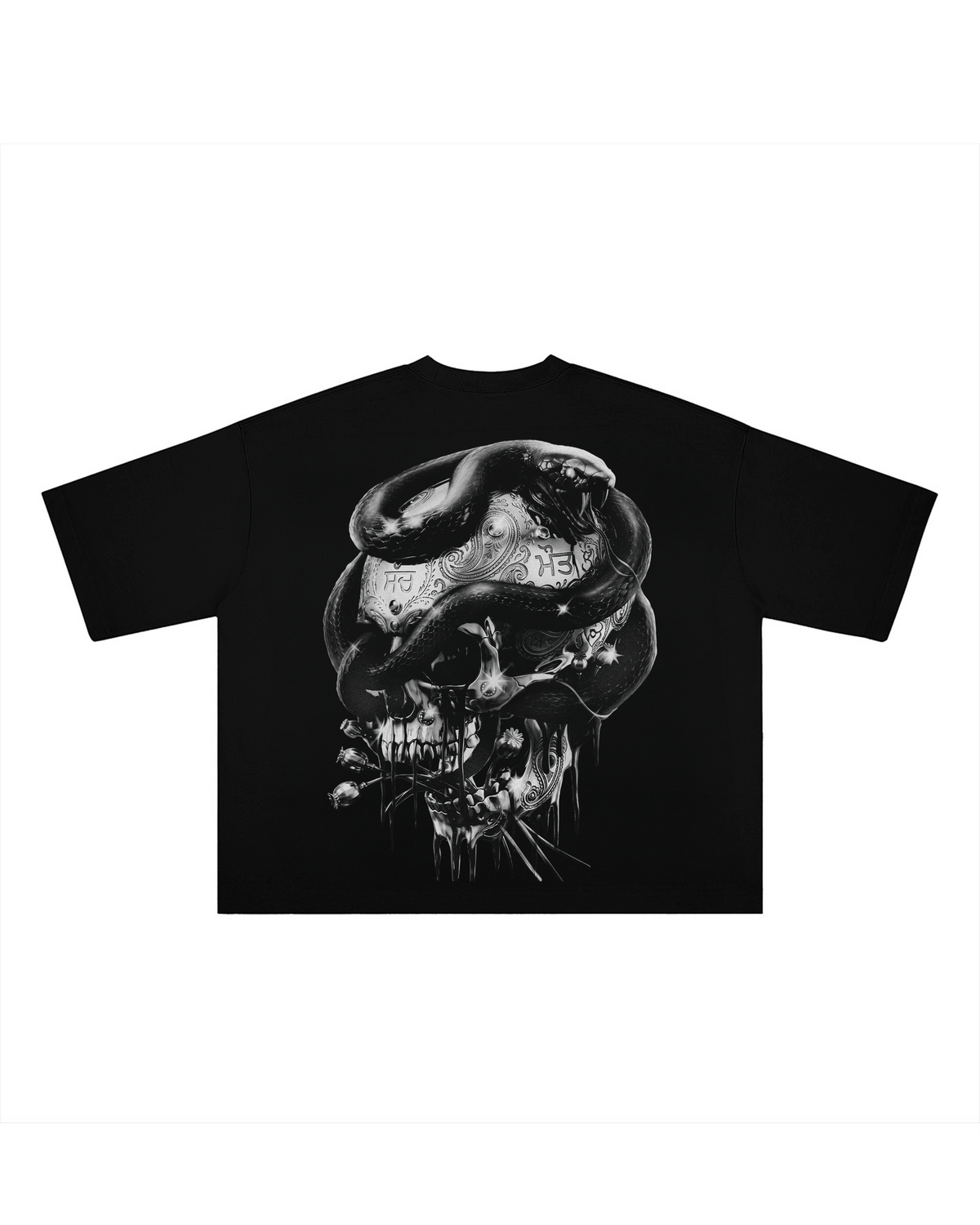 BLACK CHROME HEAVYWEIGHT BOXY T-SHIRT