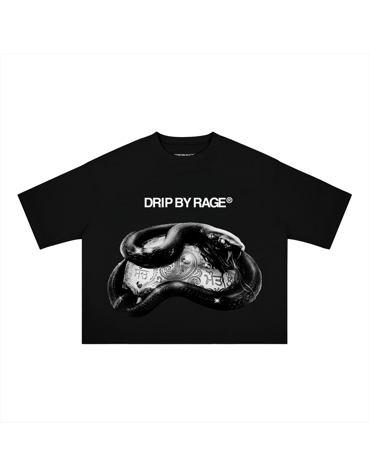 BLACK CHROME HEAVYWEIGHT BOXY T-SHIRT