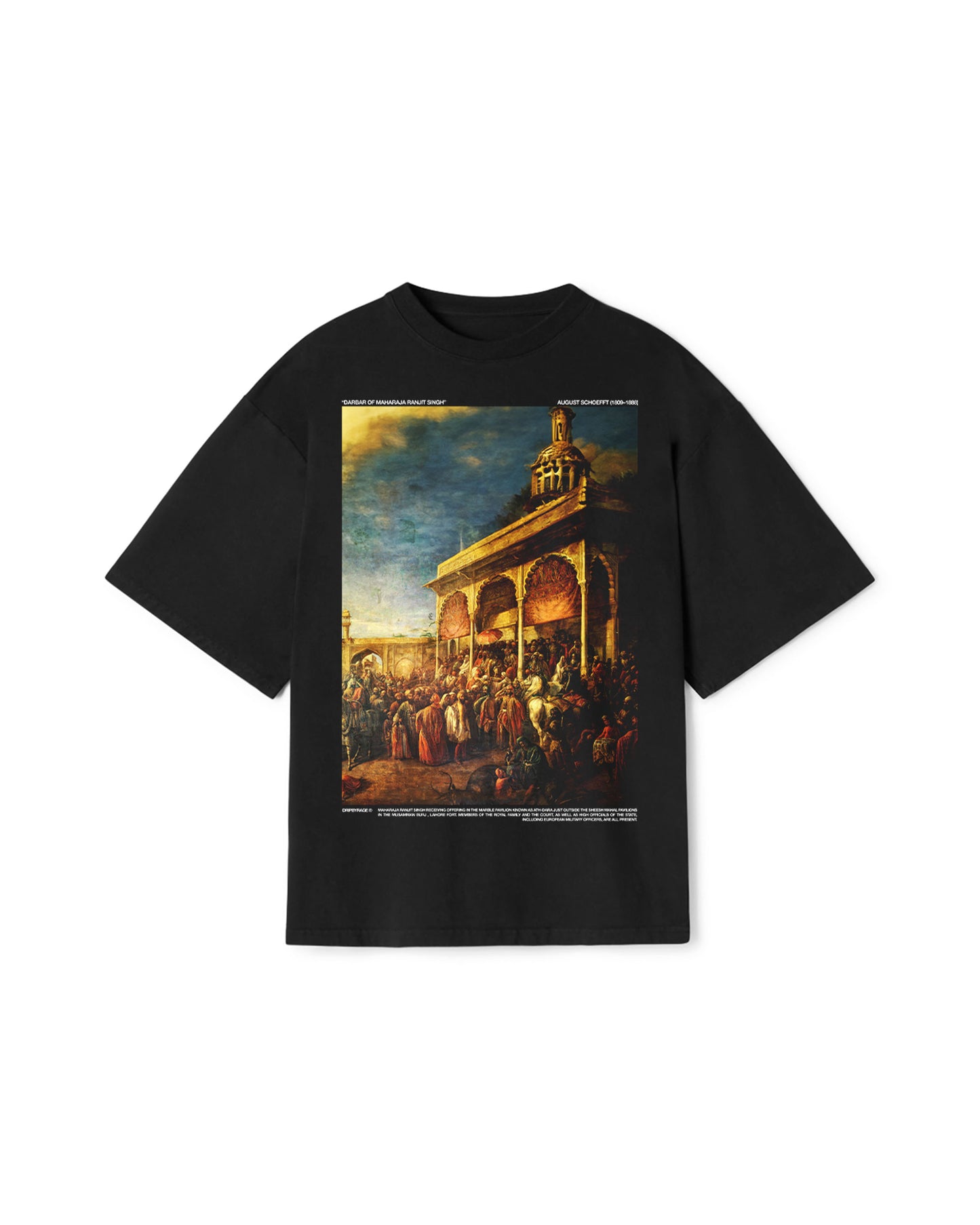 COURT OF LAHORE T-SHIRT BLACK