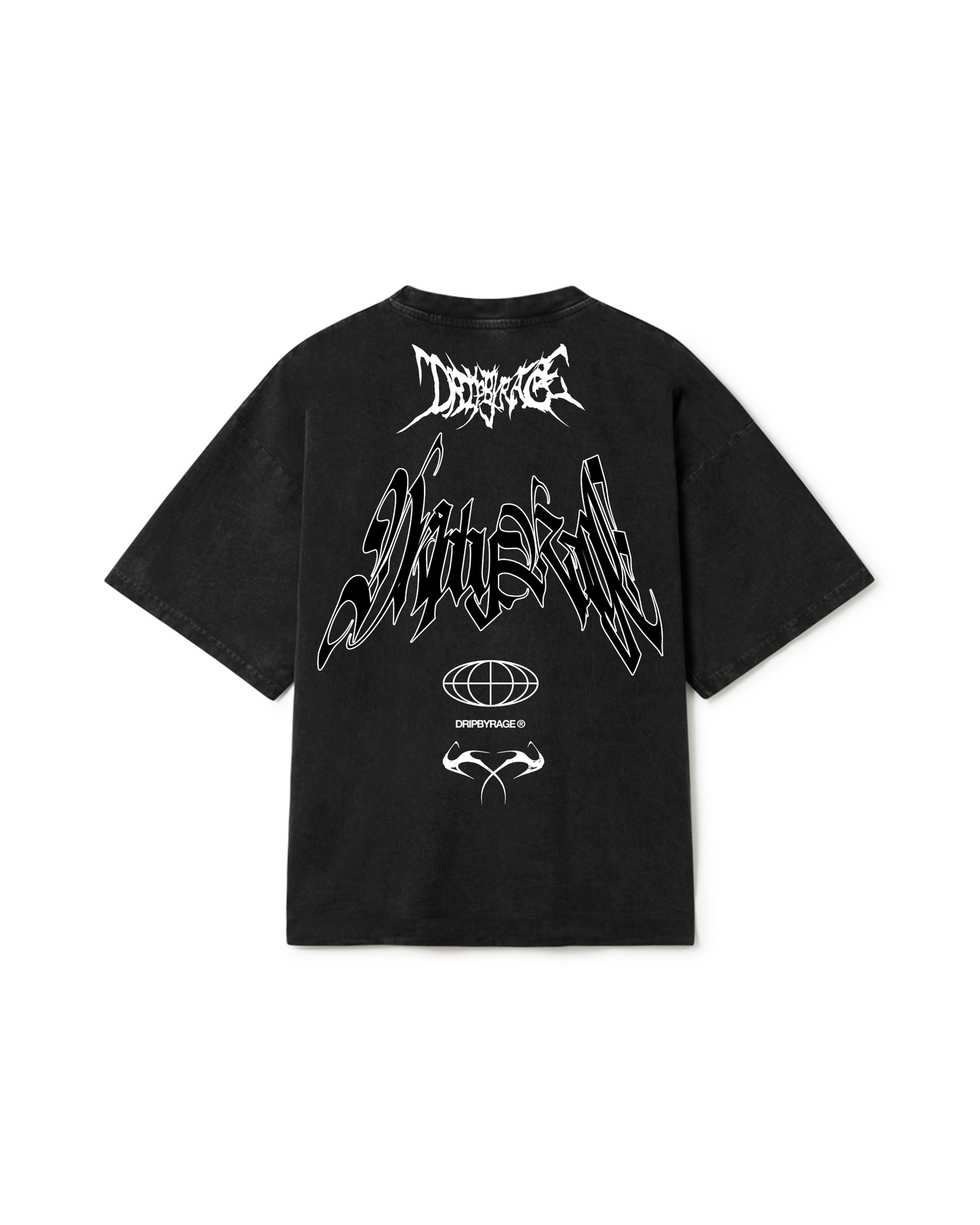 RAGE RACING OVERSIZED FADED T-SHIRT