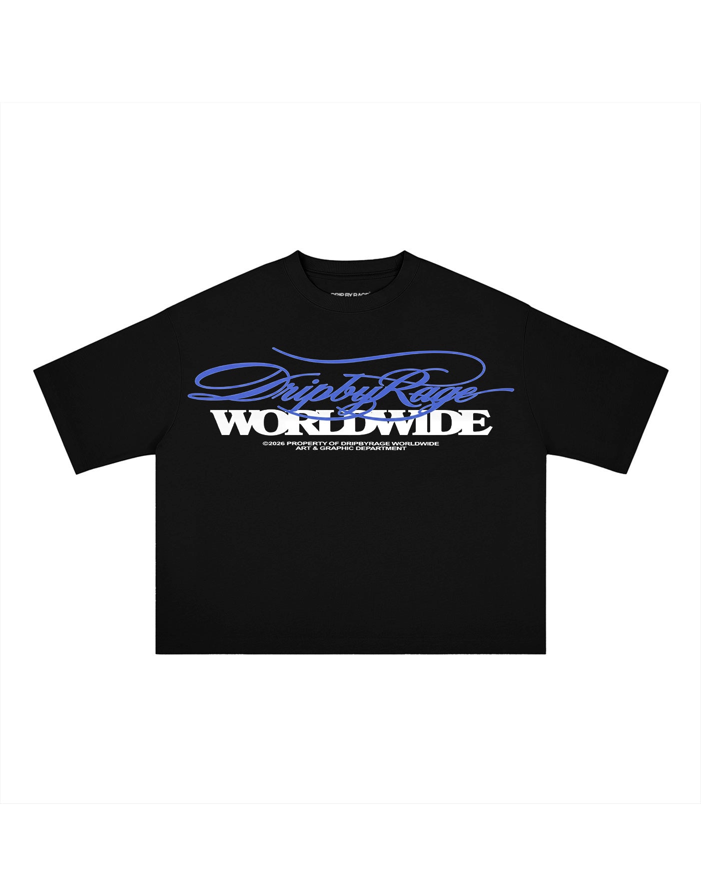 DRIPBYRAGE WORLDWIDE BOXY T-SHIRT