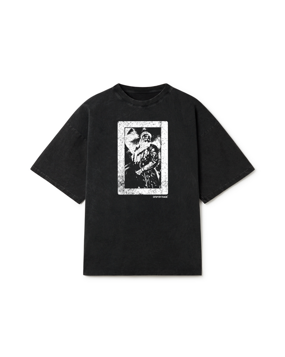 GOD WILL STEER OVERSIZED FADED T-SHIRT