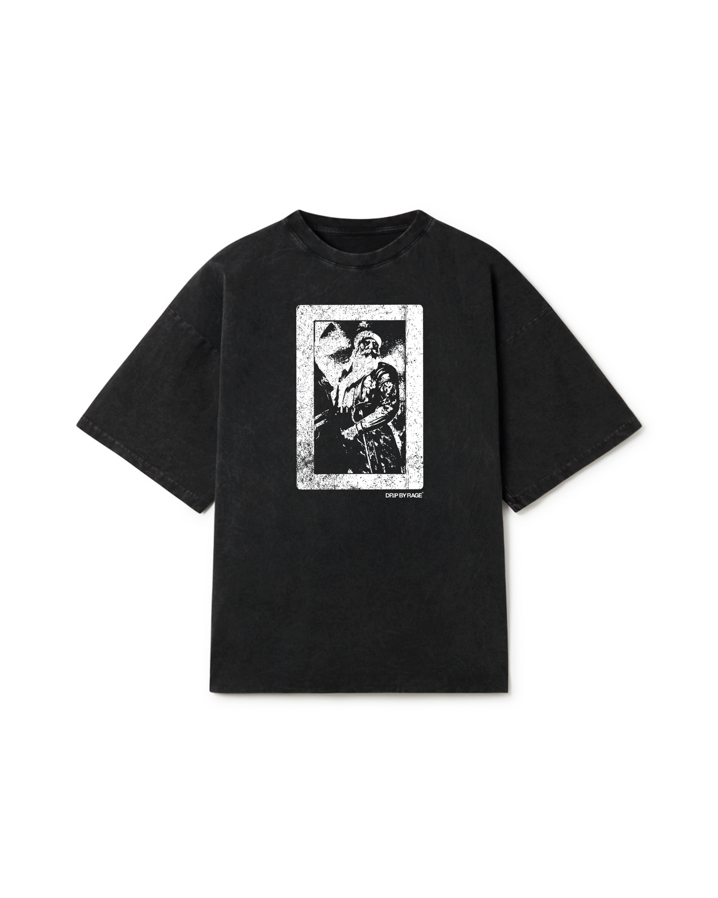 GOD WILL STEER OVERSIZED FADED T-SHIRT