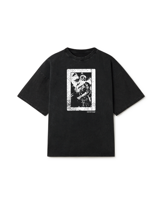 GOD WILL STEER OVERSIZED FADED T-SHIRT