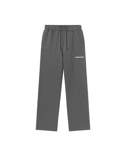 DARK GREY HEAVY RELAXED STRAIGHT SWEATPANTS