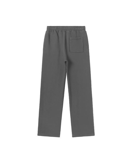 DARK GREY HEAVY RELAXED STRAIGHT SWEATPANTS