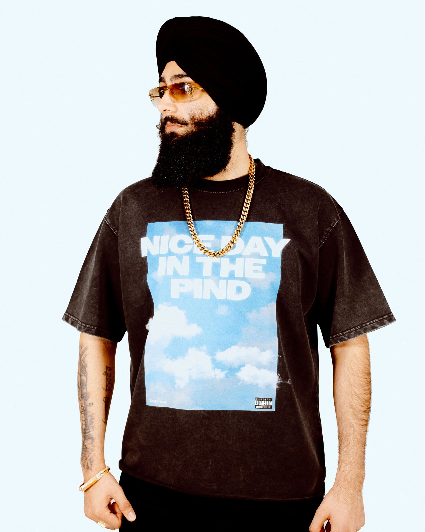 NICE DAY IN THE PIND FADED T-SHIRT