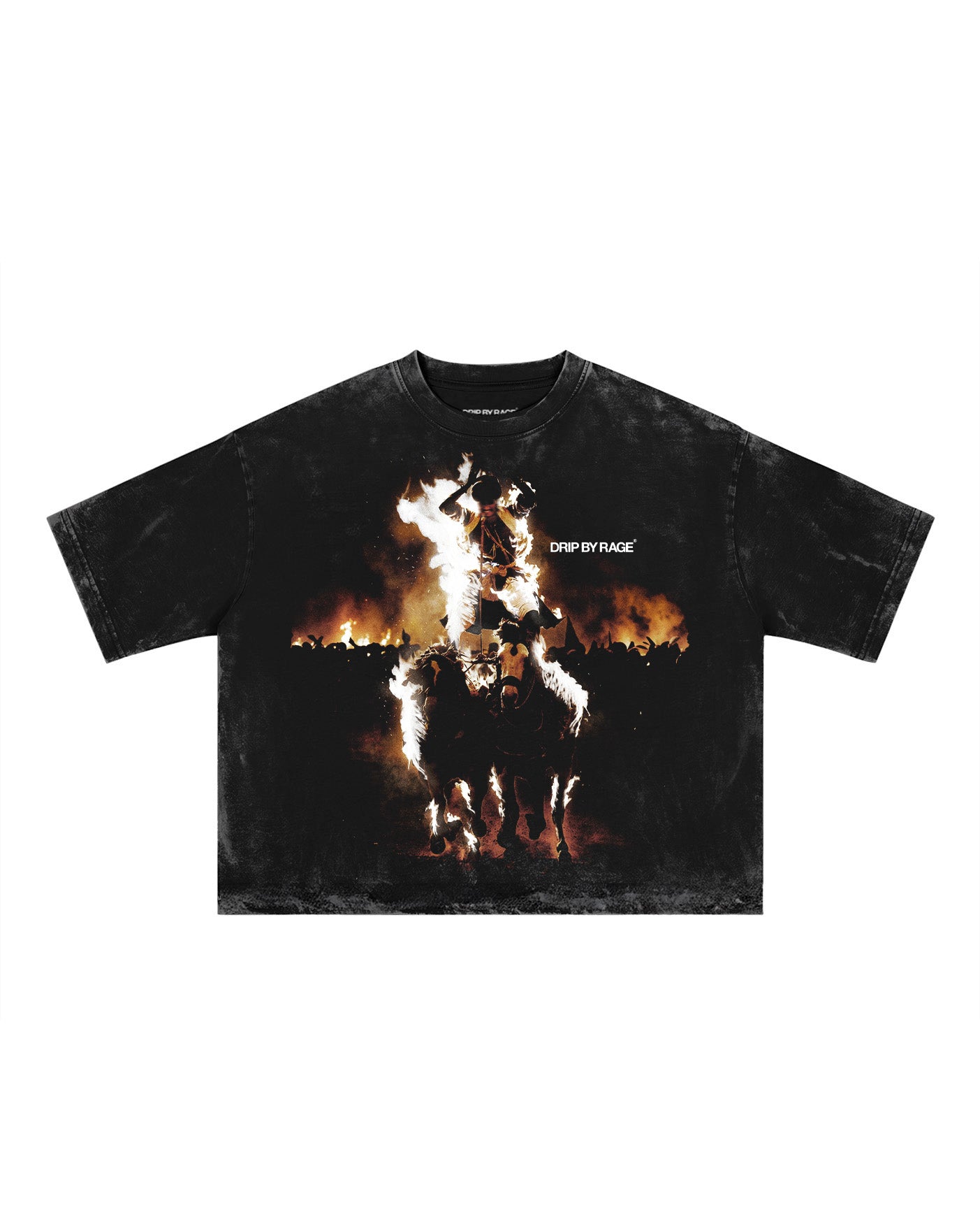 SAINT WARRIOR FADED T-SHIRT