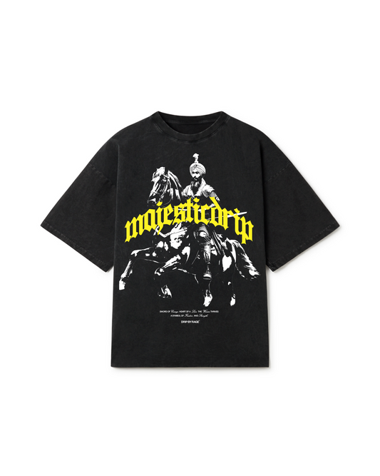 MAJESTIC DRIP OVERSIZED FADED T-SHIRT