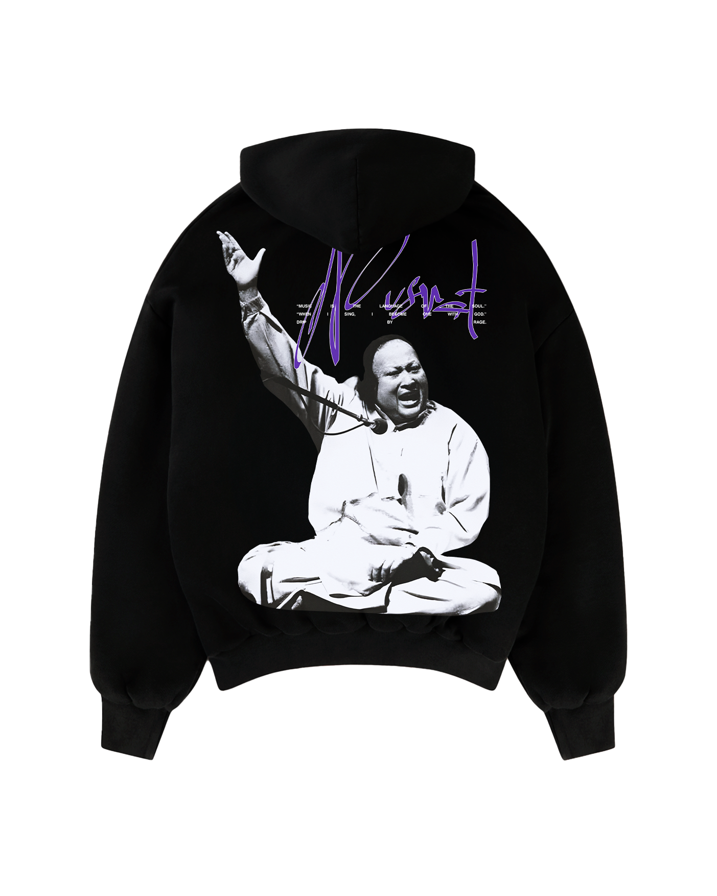 NUSRAT SUN FADED BOXY HOODIE