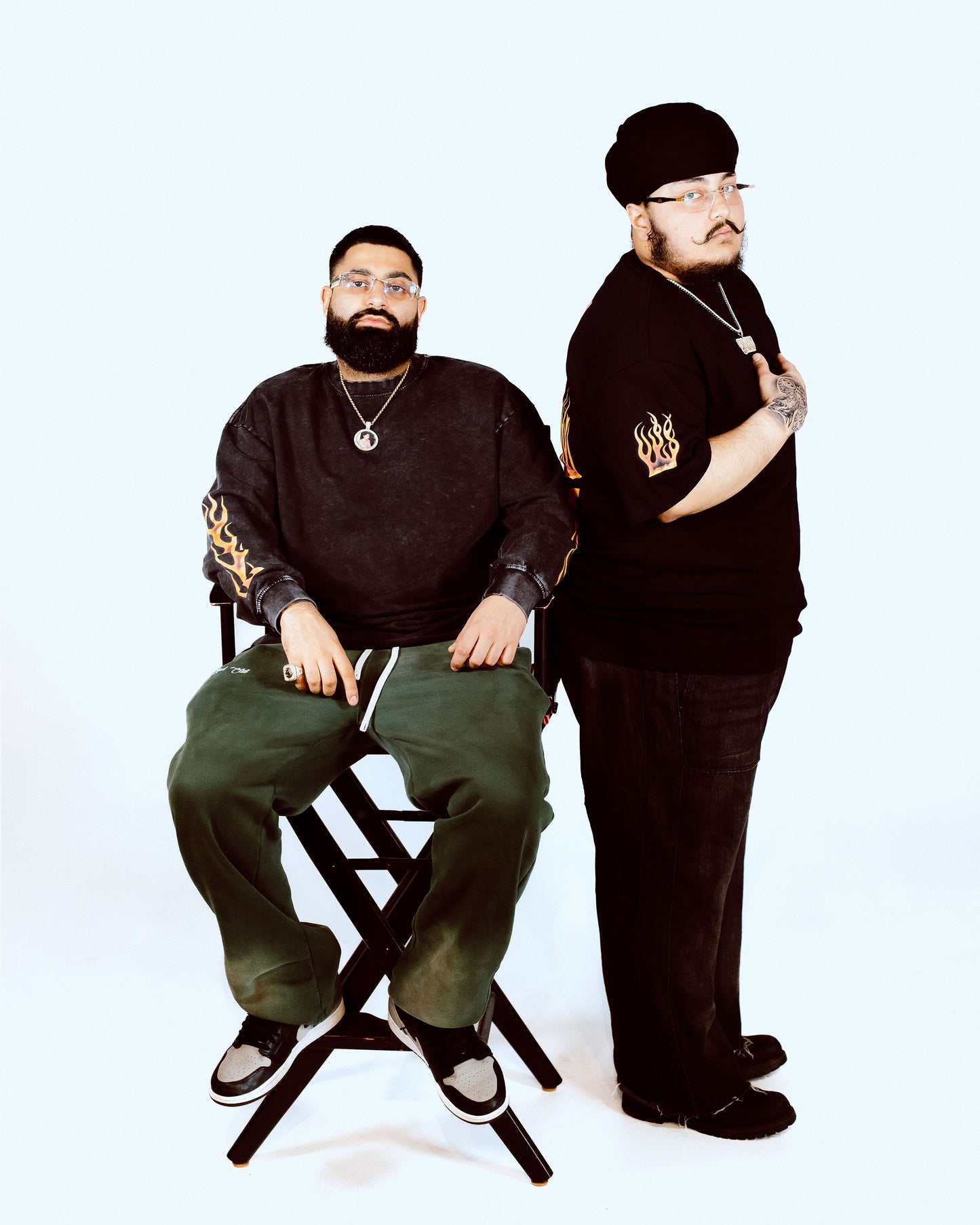 JATT TYPE SHIT OVERSIZED LONG SLEEVE T-SHIRT