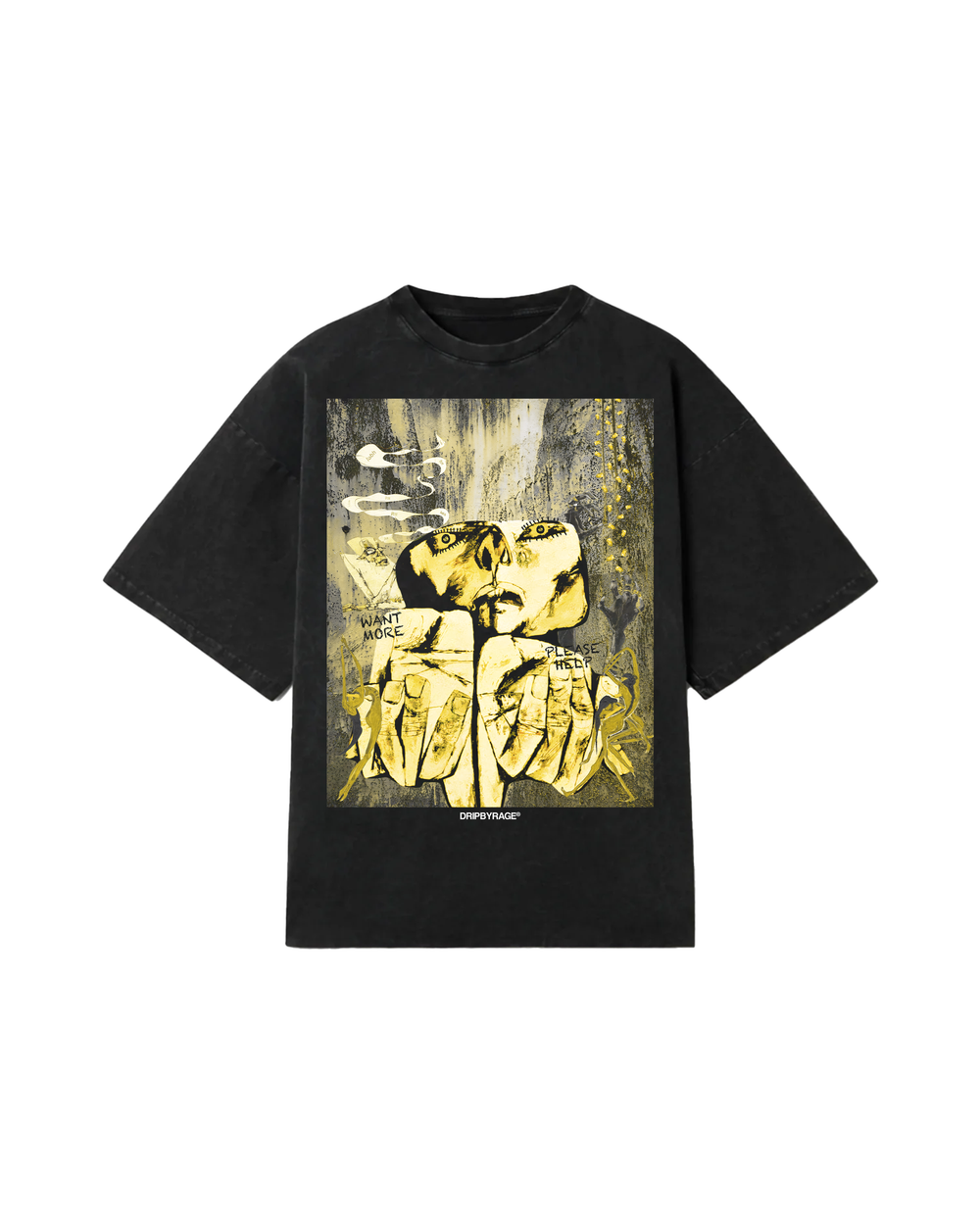 GREED FADED T-SHIRT