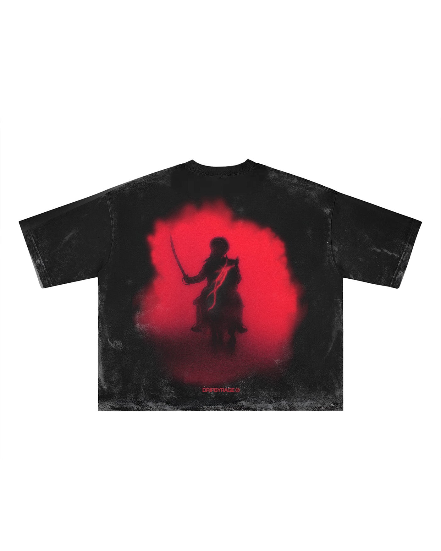 96 RED FADED T-SHIRT