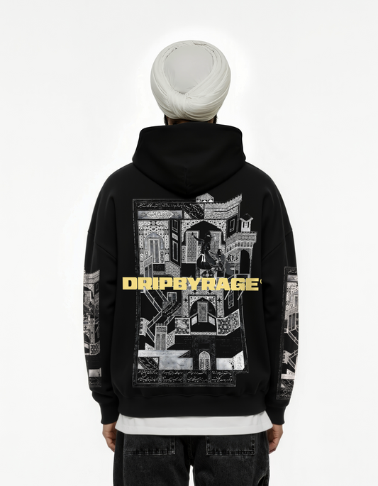 YUSUF ZULAIKHA SUN FADED BOXY HOODIE