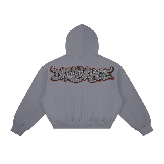 REBEL STORM BUTTON BOXY HOODIE