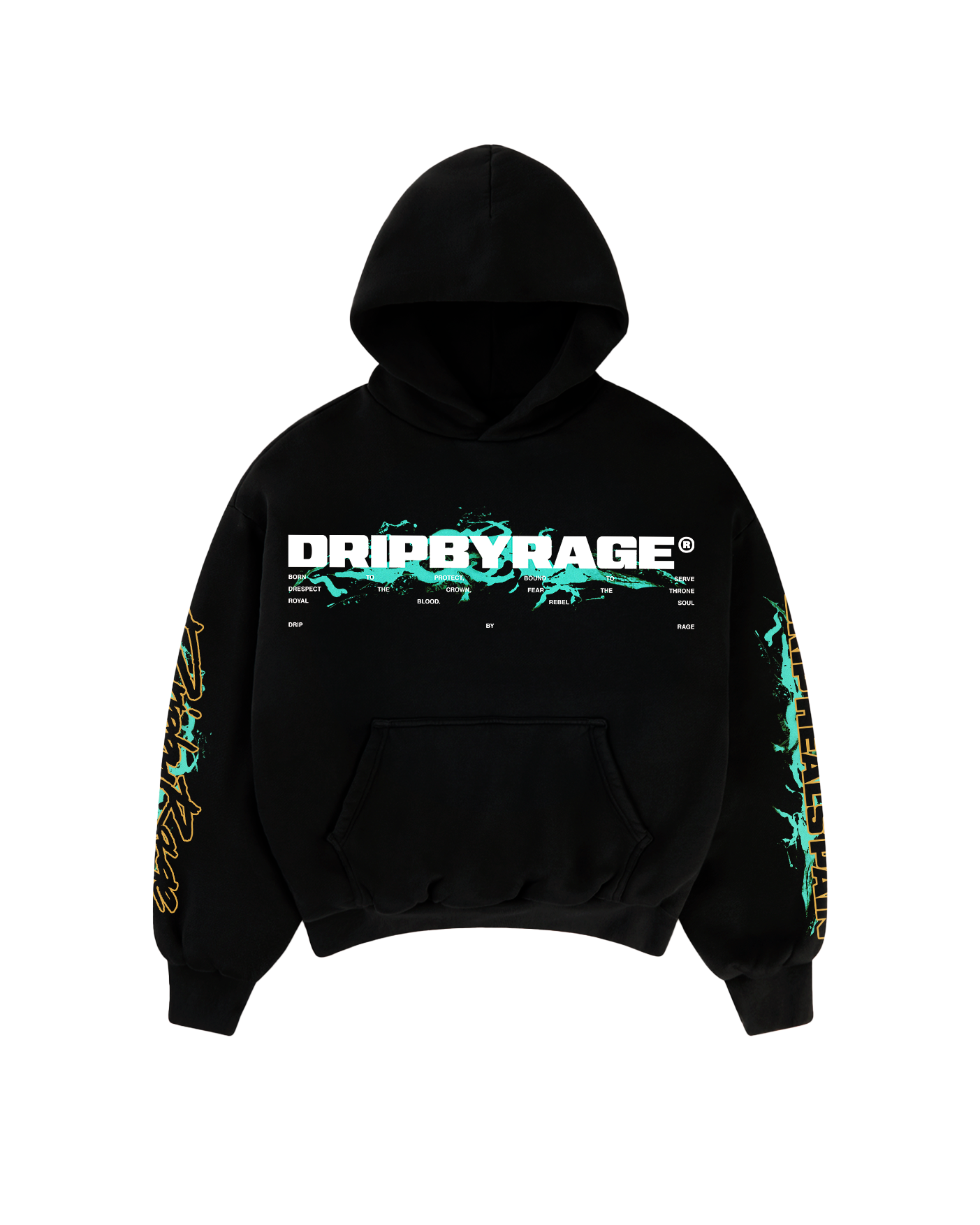 PAIN SUN FADED BOXY HOODIE