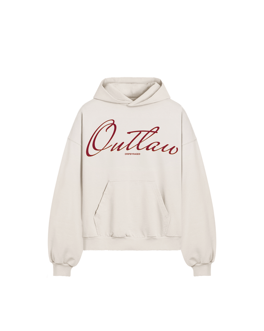 OUTLAW BOXY DISTRESSED HOODIE