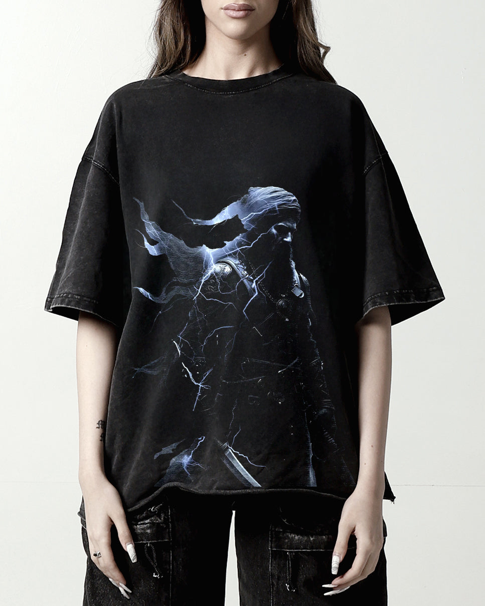 ETHREAL OVERSIZED FADED T-SHIRT