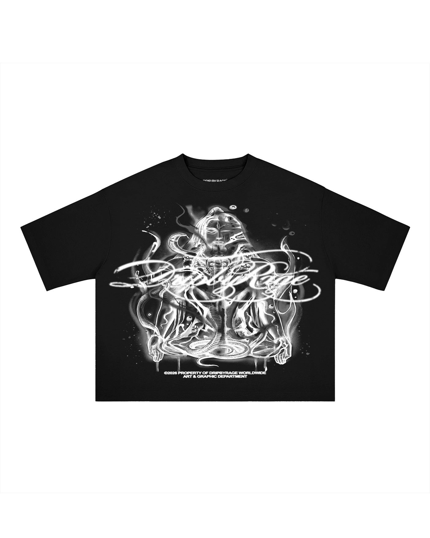 SHIVA SNAKES BOXY T-SHIRT